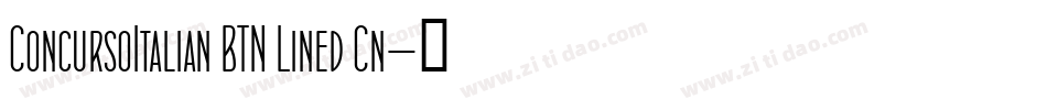ConcursoItalian BTN Lined Cn字体转换